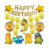 Globos 9 años cumpleaños decoraciones fiesta decoraciones feliz cumpleaños conjunto