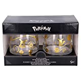 Stor Set 2 Vasos Cristal 510 ml Pokemon, Estándar, Multicolor, 2 unidades (Pack de 1)
