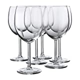 Ikea 2 copas de vino tinto, cristal transparente, paquete de 6 - 30 cl