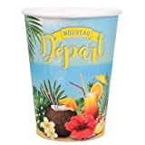10 vasos de papel de 27 cl