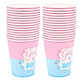 WNUV Vaso de papel, convenientes 30 vasos en 2 paquetes de vasos de papel para cócteles, barbacoas para fiestas de cumpleaños