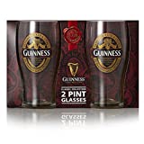 Guinness Ruby Red Unisex Vaso de cerveza de vidrio transparente