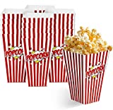 MATANA - 50 Cajas Grandes de Palomitas para Noches de Cine y Fiestas - 18x10cm