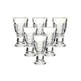 Vasos de agua Miller Rock Vintage hechos a máquina, vasos de chupito sin plomo para boda, fiesta en casa, Bar, bebida, 40ml, 6 uds.