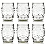 Libbey Tiki Rocks Glass - 47,3 cl - 6 Piezas - Apto para lavavajillas - Diseño divertido - Alta calidad